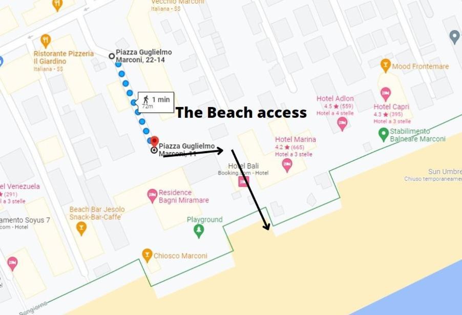 Comodo Loft Centro A Jesolo Lido - Spiaggia A 1 Minuto!!! Zewnętrze zdjęcie